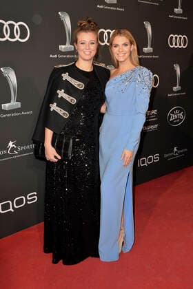 Nina Eichinger and Viviane Geppert at the Audi Generation Award 2019 in the Hotel Bayerischer Hof Munich, 04 12 2019 Foto:xB.xInsingerx xFuturexImage