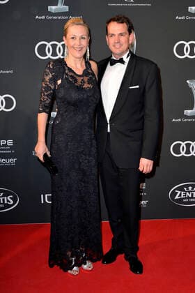 Bettina Wulff with friend Jan Henrik Behnken at the Audi Generation Award 2019 at the Hotel Bayerischer Hof Munich, 04 12 2019 Foto:xB.xInsingerx xFuturexImage