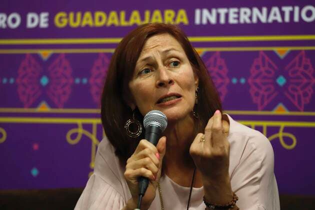 December 5, 2019: EUM20191205CUL04.JPG.CIUDAD DE MEXICO. BooksLibros-FIL.- 5 de diciembre de 2019. La diputada Tatiana Clouthier habla de su libro Juntos haremos historia durante la Feria Internacional del Libro de Guadalajara. Foto: Agencia EL UNIVERSALBerenice FregosoEELG  - ZUMAu78_ 20191205_zaf_u78_012 Copyright: xElxUniversalx