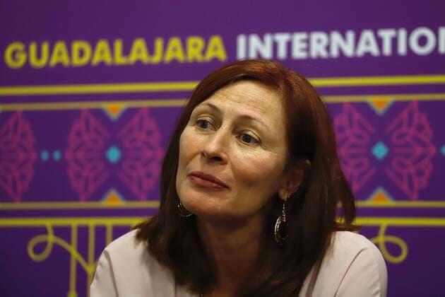 December 5, 2019: EUM20191205CUL03.JPG.CIUDAD DE MEXICO. BooksLibros-FIL.- 5 de diciembre de 2019. La diputada Tatiana Clouthier habla de su libro Juntos haremos historia durante la Feria Internacional del Libro de Guadalajara. Foto: Agencia EL UNIVERSALBerenice FregosoEELG  - ZUMAu78_ 20191205_zaf_u78_013 Copyright: xElxUniversalx