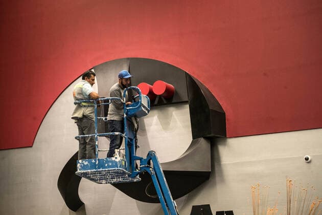 December 5, 2019: EUM20191205CUL21.JPG.CIUDAD DE MEXICO. ExhibitionExibicion-Felguerez.- 5 de diciembre de 2019. Aspectos de la exposicion del artista Manuel Felguerez en el MUAC, compuesta por 101 obras tempranas y recientes. Foto: Agencia EL UNIVERSALGerman EspinosaEELG  - ZUMAu78_ 20191205_zaf_u78_054 Copyright: xElxUniversalx