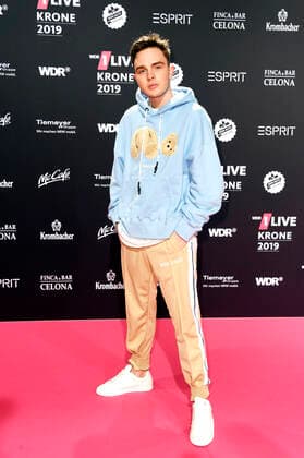 Mike Singer at the 20th presentation of the 1Live Crown 2019 in the Jahrhunderthalle Bochum, 05 12 2019 Foto:xN.xKubelkax xFuturexImage