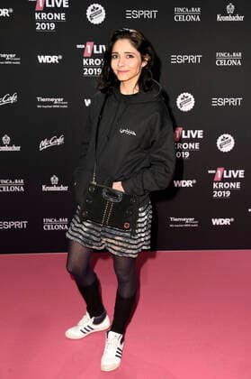 Pegah Ferydoni at the 20th presentation of the 1Live Crown 2019 in the Jahrhunderthalle Bochum, 05 12 2019 Foto:xN.xKubelkax xFuturexImage