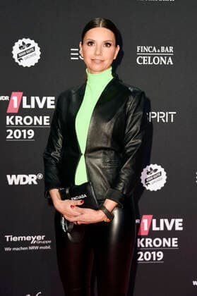 Teresa Enke at the 20th presentation of the 1Live Crown 2019 in the Jahrhunderthalle Bochum, 05 12 2019 Foto:xN.xKubelkax xFuturexImage