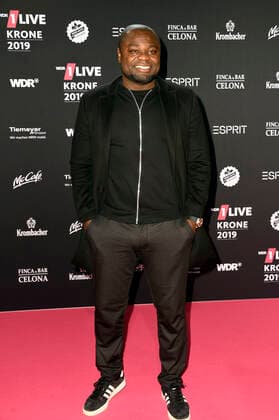 Gerald Asamoah at the 20th awarding of the 1Live Crown 2019 in the Jahrhunderthalle Bochum, 05 12 2019 Foto:xN.xKubelkax xFuturexImage