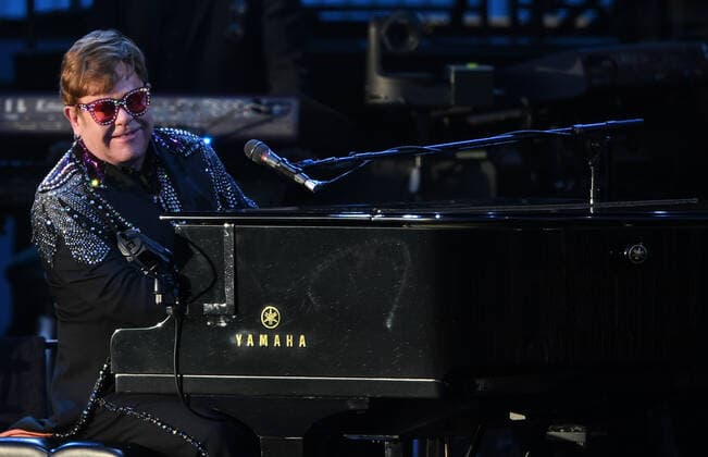 ELTON JOHN CONCERT GEELONG, English musician Elton John is seen after performing his opening song, Rocket Man, during A Day On The Green music festival at Mt Duneed Estate in Geelong, Saturday, December 7, 2019. ( NO ARCHIVING, EDITORIAL USE ONLY, NO USE IN BOOKS WITHOUT CONSENT GEELONG VIC AUSTRALIA  Copyright: xJULIANxSMITHx 20191207001436661484