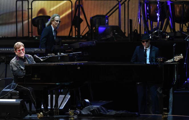 ELTON JOHN CONCERT GEELONG, English musician Elton John performs during A Day On The Green music festival at Mt Duneed Estate in Geelong, Saturday, December 7, 2019. ( NO ARCHIVING, EDITORIAL USE ONLY, NO USE IN BOOKS WITHOUT CONSENT GEELONG VIC AUSTRALIA  Copyright: xJULIANxSMITHx 20191207001436662230