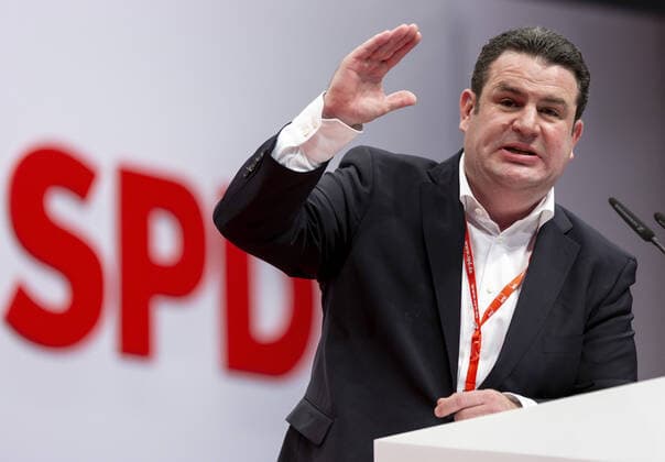 SPD Party Congress Federal Labour Minister Hubertus Heil, SPD, speaks at the SPD Party Congress in Berlin 07 12 2019 Berlin Germany Copyright: xFelixxZahn photothek.netx
