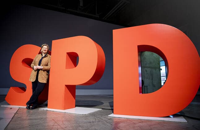 SPD Parteitag. Anke Rehlinger, Vize-Vorsitzenden der SPD auf dem Bundesparteitag der SPD in Berlin. 07.12.2019. Berlin Deutschland *** SPD Party Congress Anke Rehlinger, Vice Chairman of the SPD at the SPD Federal Party Congress in Berlin 07 12 2019 Berlin Germany Copyright: xFelixxZahn photothek.netx