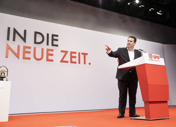 SPD Party Congress Federal Labour Minister Hubertus Heil, SPD, speaks at the SPD Party Congress in Berlin 07 12 2019 Berlin Germany Copyright: xFelixxZahn photothek.netx