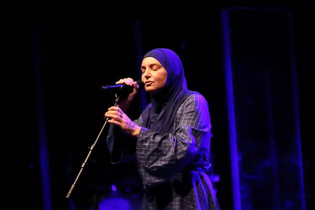 Sinead O Connor at a concert at the Admiralspalast in Berlin, 8 December 2019 Sinead O Connor at the Admiralspalast