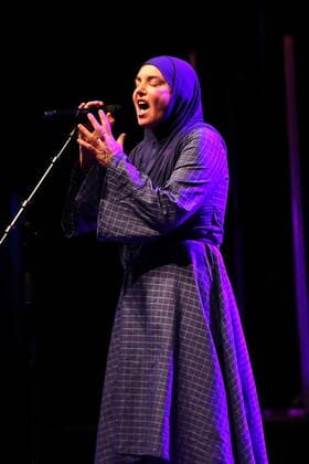 Sinead O Connor at a concert at the Admiralspalast in Berlin, 8 December 2019 Sinead O Connor at the Admiralspalast