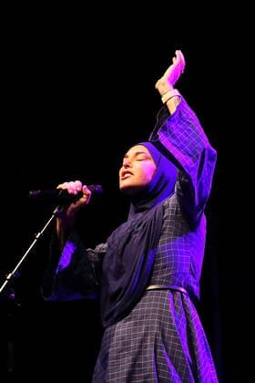 Sinead O Connor at a concert at the Admiralspalast in Berlin, 8 December 2019 Sinead O Connor at the Admiralspalast