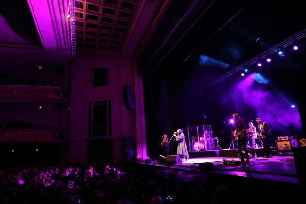 Sinead O Connor at a concert at the Admiralspalast in Berlin, 8 December 2019 Sinead O Connor at the Admiralspalast