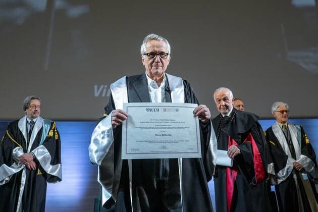 Ceremony of conferring the Master s Degree ad Honorem in Television, Cinema and New Madia to Marco Bellocchio at IULM University, Via Carlo Bo 7 Milan In the picture: Marco Bellocchio Editorial Usage Only  Copyright: xFrancescoxBozzox xIPAx