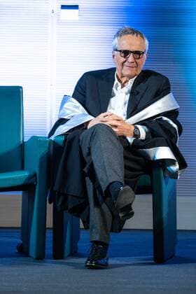 Ceremony of conferring the Master s Degree ad Honorem in Television, Cinema and New Madia to Marco Bellocchio at IULM University, Via Carlo Bo 7 Milan In the picture: Marco Bellocchio Editorial Usage Only  Copyright: xFrancescoxBozzox xIPAx