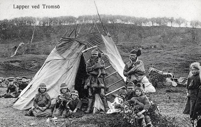 Lapland Lapland of Tromso in Sweden Postcard circa 1905 Credit Collection IM KHARBINE TAPABOR  KH36534