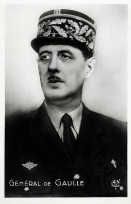 DE GAULLE Portrait of General DE GAULLE 1890 1970, circa 1945 Credit Collection IM KHARBINE TAPABOR  KH53700