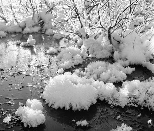 LAPONIE Paysage en LAPONIE Photography by Roger PERRIN, 1955 Credit Photo PERRIN KHARBINE TAPABOR  KH99768