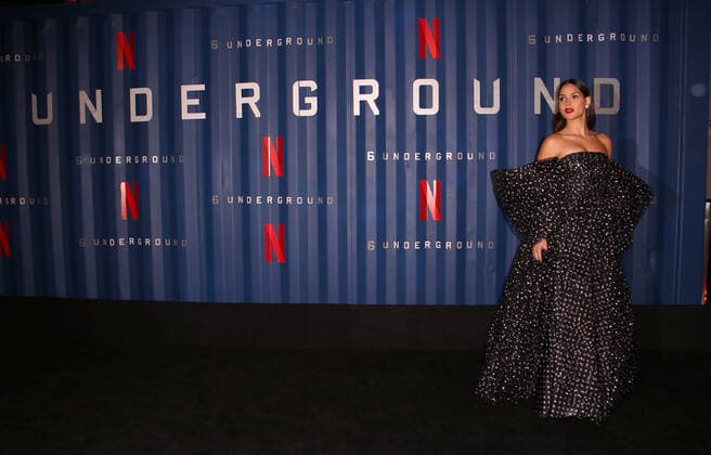 Bilder des Jahres 2019, Entertainment 12 Dezember Entertainment Bilder des Tages 6 Underground Premiere in New York December 10, 2019, New York, New York, USA: ADRIA ARJONA at the New York Premiere of NetflixÃ¢â‚¬â ¢s Ã¢â‚¬oe6 UndergroundÃ¢â‚¬Â,.The Shed at Hudson Yards, NYC.December 10, 2019.Photos by , Photos Inc. New York USA - ZUMAms4_ 20191210_zaf_ms4_002 Copyright: xSoniaxMoskowitzx