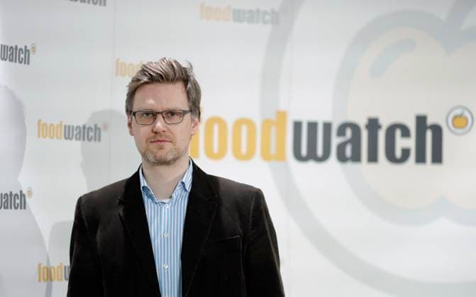 11 12 2019, Berlin, Germany Press conference foodwatch Germany on food controls Photo Martin Ruecker, Managing Director foodwatch Germany