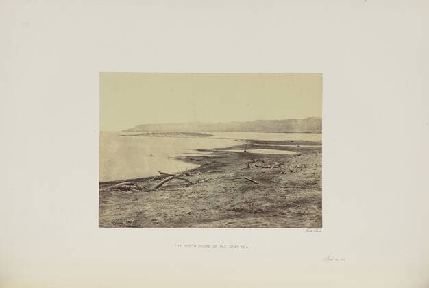 The North Shore of the Dead Sea, Francis Frith (English, 1822 - 1898), Palestine, January - May 1858, Albumen silver print, 16 x 22.8 cm (6 5 16 x 9 in.)  Copyright Artokoloro LCD3_191706_06285