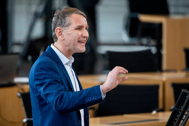 3. PLENARSITZUNG IM THÜRINGER LANDTAG 12 12 2019 - Erfurt: Der Fraktionsvorsitzende der Thüringer AfD, Björn Höcke (AfD), in der 3. Plenarsitzung des Thüringer Landtags am 12. Dezember 2019. _________________ *** 3 PLENARY MEETING IN THÜRINGER LANDTAG 12 12 2019 Erfurt The Chairman of the Thüringer AfD Group, Björn Höcke AfD , in the 3 Plenary Session of the Thüringer Landtag on 12 December 2019