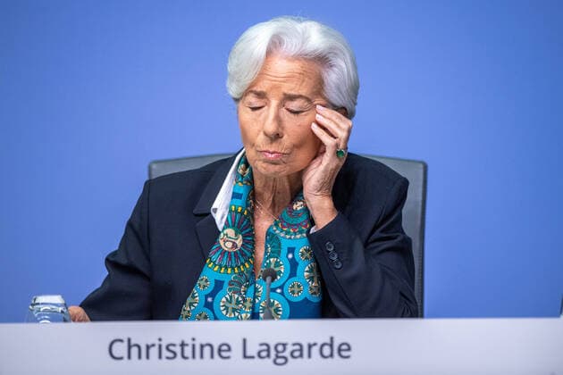 Christine LAGARDE, President of the European Central Bank ECB, bust, during the press conference in Frankfurt am Main on 12 12 2019