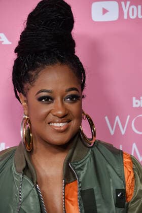 Rapper Rapsody arrives for the 14th annual Billboard Women in Music event at the Hollywood Palladium in Los Angeles on Thursday, December 12, 2019. Taylor Swift became the first-ever recipient of Billboard s Woman of the Decade Award. Alanis Morissette, Nicki Minaj, Brandi Carlile and Roc Nation chief operating officer Desiree Perez were also honored at the gathering.  LAP2019121243 JIMxRUYMEN