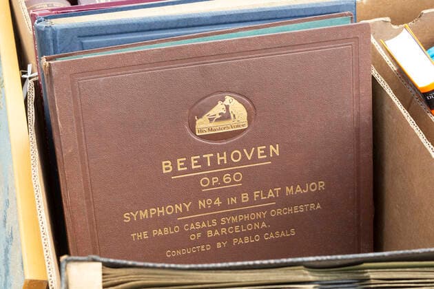 Ludwig van Beethoven, record album of the Symphony No. 4 Opus 60  1065517981