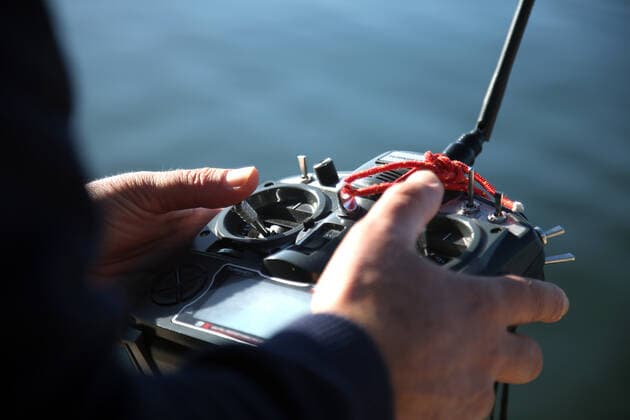 Regatta of radio-controlled sailboats - Sibenik, Croatia 15.12.2019., Sibenik, Croatia - The 24th regatta of radio-controlled sailboats finally started on the Sibenik waterfront in front of the cannons, which was delayed because there was no wind.  DuskoxJaramaz PIXSELL