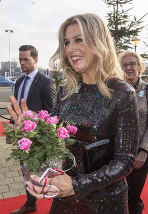 18-12-2019 Queen Máxima, as honorary chairman of the More Music in Classroom platform (platform Méér Muziek in de Klas), during the recordings of the Christmas Music Gala 2019 in de IJsselhallen in Zwolle. The gala contains performances by the Greatest School Band of the Netherlands with children from all provinces.  Copyright: xPPEx