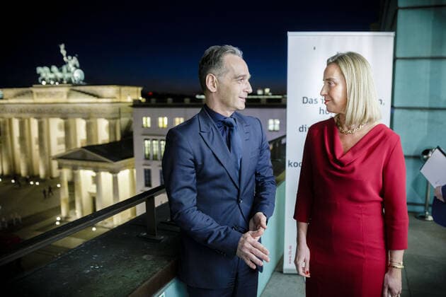 Theodor Wanner Prize awarded to Federica Mogherini, outgoing High Representative of the European Union for Foreign Affairs and Security Policy and Vice-President of the European Commission in the presence of Federal Foreign Minister Heiko Maas, SPD Berlin, 18 12 2019 Berlin Germany Copyright: xThomasxTrutschelx