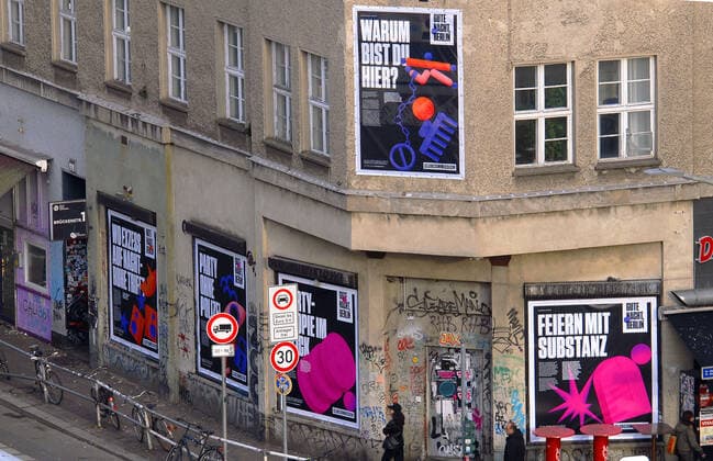 Party scene in Kiez, KitKat and Sage Club have launched 19 new poster campaigns since 18 12 Good night Berlin in conflict with local residents in the area