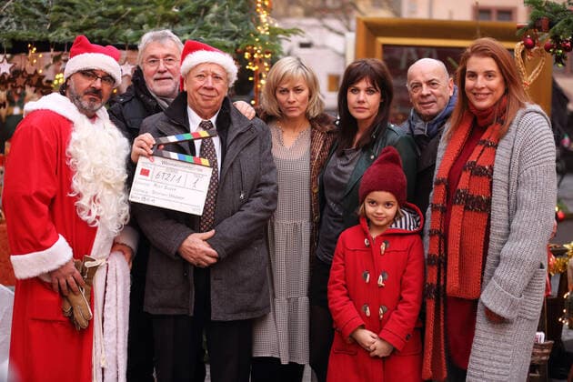 ANTONIO PUTIGNANOROLF SILBER, PETER LERCHBAUMER, GESINE CUKROWSKI, FELICITAS WOLL, YUNA, NORBERT WALTER, ELENA UHLIG ZDF PRESSETERMIN WEIHNACHTSTOECHTER (AT) FRANKFURT 