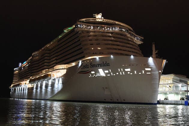 Costa Smeralda during Presentation of the last vessel of the Costa Crociere fleet at the Nave Costa Smeralda in Savona, Italy, December 20 2019  Copyright: xDaniloxVigox xIPAx xLivexMediax 0