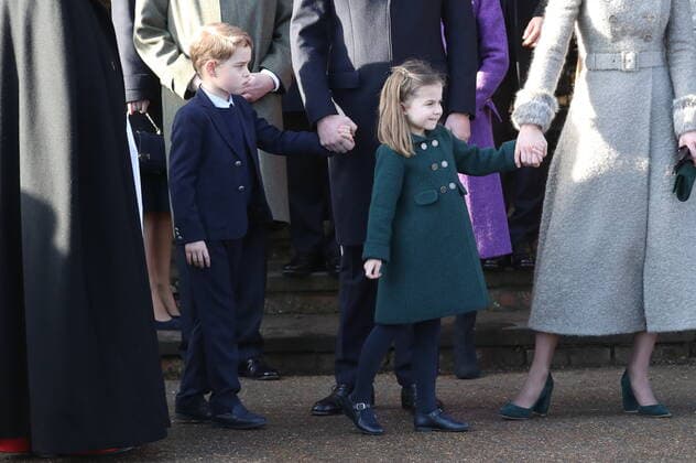 . 25 12 2019. Sandringham, United Kingdom. Royals leaving the Christmas Day church service at Sandringham in Norfolk, United Kingdom.  xStephenxLockx xi-Imagesx IIM-20597-0025
