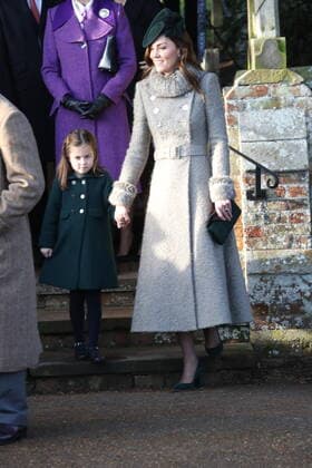 . 25 12 2019. Sandringham, United Kingdom. Royals leaving the Christmas Day church service at Sandringham in Norfolk, United Kingdom.  xStephenxLockx xi-Imagesx IIM-20597-0032