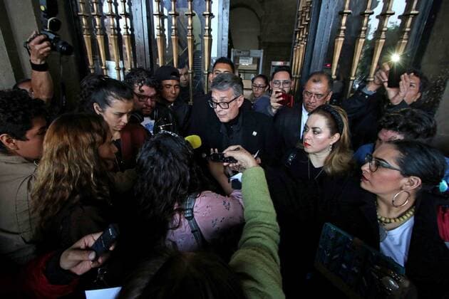 December 27, 2019 EUM20191227CUL20 JPG MEXICO CITY CultureCultura CDMX December 27, 2019 Aspects of the meeting between Claudia Sheinbaum, head of the Government of Mexico City, Alfonso Suarez del Real, Secretary of Culture of the capital, and artists from different programs of the capital Photo Agency EL UNIVERSALCarlos MejiaEELG  - ZUMAu78_ 20191227_zaf_u78_058 Copyright: xElxUniversalx