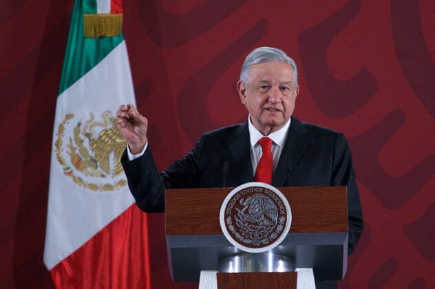 December 27, 2019 EUM20191227NAC06 JPG MEXICO CITY Presidency AMLO December 27, 2019 President Andres Manuel Lopez Obrador during his morning conference at Palacio Nacional Photo Agency EL UNIVERSALGerman EspinosaEELG  - ZUMAu78_ 20191227_zaf_u78_066 Copyright: xElxUniversalx