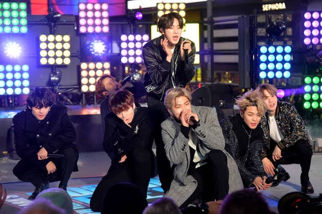 December 31, 2019, New York, NY, USA BTS performing on Dick Clark s New Year s Rockin Eve in Times Square on New Year s Eve in New York City New York USA  - ZUMAny1_ 20191231_zaf_ny1_006 Copyright: xKristinxCallahanx