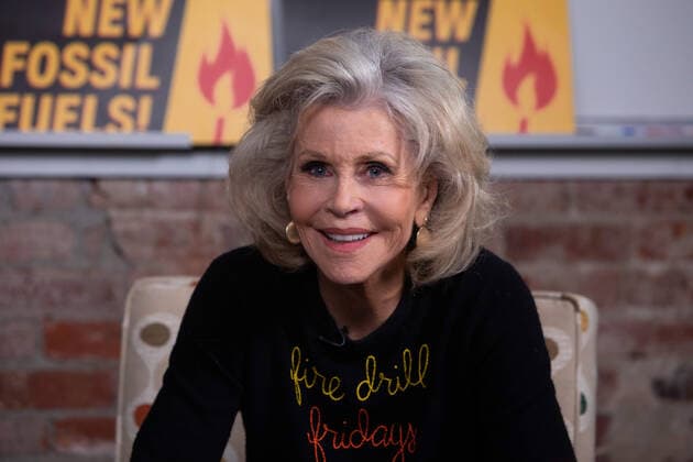 January 2, 2020, Washington District of Columbia, USA: Actress JANE FONDA while hosting a panel titled Fire Drill Friday to discuss Climate Change consequences with environmental activists in Washington, DC. The actress launched Fire Drill Friday to demand Immediate Action for a Green New Deal. Clean renewable energy by 2030, with no new exploration or drilling for Fossil Fuels. Washington USA - ZUMAm133 20200102_zap_m133_001 Copyright: xEmanxMohammedx