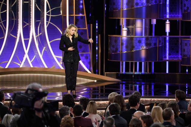 Kate McKinnon presents the Carol Burnett Award at the 77th Annual Golden Globe Awards at the Beverly Hilton in Beverly Hills, CA on Sunday, January 5, 2020.  Copyright: xHFPAxPhotographerx 33938-150PLX