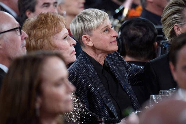 Carol Burnett and Ellen DeGeneres attend the 77th Annual Golden Globe Awards at the Beverly Hilton in Beverly Hills, CA on Sunday, January 5, 2020.  Copyright: xHFPAxPhotographerx 33938-155PLX