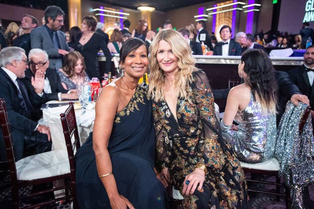 Nominee Laura Dern (R) at the 77th Annual Golden Globe Awards at the Beverly Hilton in Beverly Hills, CA on Sunday, January 5, 2020.  Copyright: xHFPAxPhotographerx 33938-214PLX