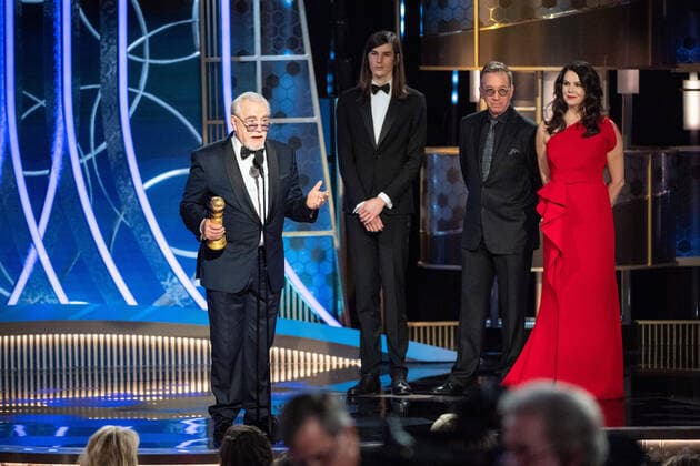Brian Cox accepts the Golden Globe Award for Best Performance by an Actor In A Television Series - Drama for his role in Succession from presenters, Tim Allen and Lauren Graham at the 77th Annual Golden Globe Awards at the Beverly Hilton in Beverly Hills, CA on Sunday, January 5, 2020.  Copyright: xHFPAxPhotographerx 33938-236PLX