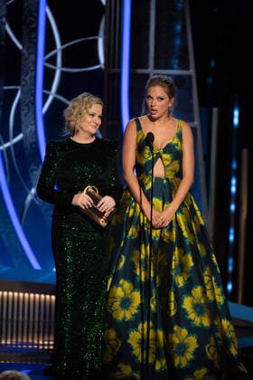 Amy Poehler and Taylor Swift present the award for Best Motion Picture - Animated at the 77th Annual Golden Globe Awards at the Beverly Hilton in Beverly Hills, CA on Sunday, January 5, 2020.  Copyright: xHFPAxPhotographerx 33938-252PLX