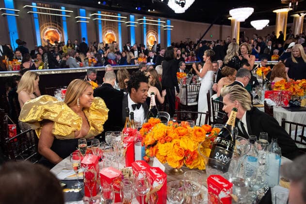 BeyonceÌ, Jay-Z and Portia de Rossi at the 77th Annual Golden Globe Awards at the Beverly Hilton in Beverly Hills, CA on Sunday, January 5, 2020.  Copyright: xHFPAxPhotographerx 33938-305PLX