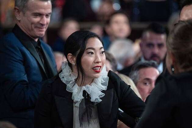 Awkwafina accepts the Golden Globe Award for Best Performance by an Actress in a Motion Picture - Musical or Comedy for her role in The Farewell at the 77th Annual Golden Globe Awards at the Beverly Hilton in Beverly Hills, CA on Sunday, January 5, 2020.  Copyright: xHFPAxPhotographerx 33938-351PLX