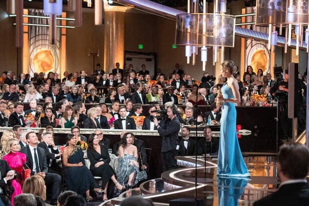 Entertainment Bilder des Tages Renee Zellweger accepts the Golden Globe Award for Best Performance by an Actress in a Motion Picture - Drama for her role in Judy at the 77th Annual Golden Globe Awards at the Beverly Hilton in Beverly Hills, CA on Sunday, January 5, 2020.  Copyright: xHFPAxPhotographerx 33938-367PLX